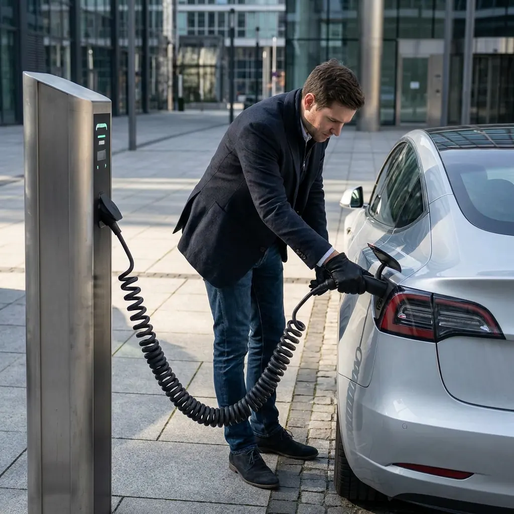 Temps de recharge d'un voiture électrique : borne rapide ou domicile