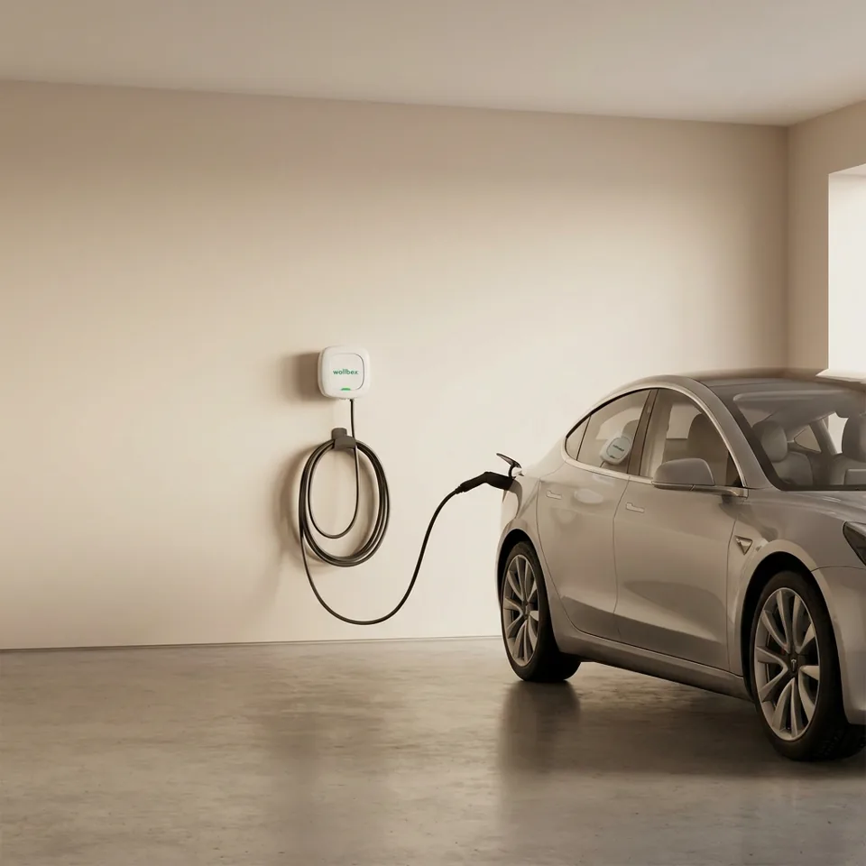 Recharge à domicile avec une Wallbox 7,4 kW ou 22 kW